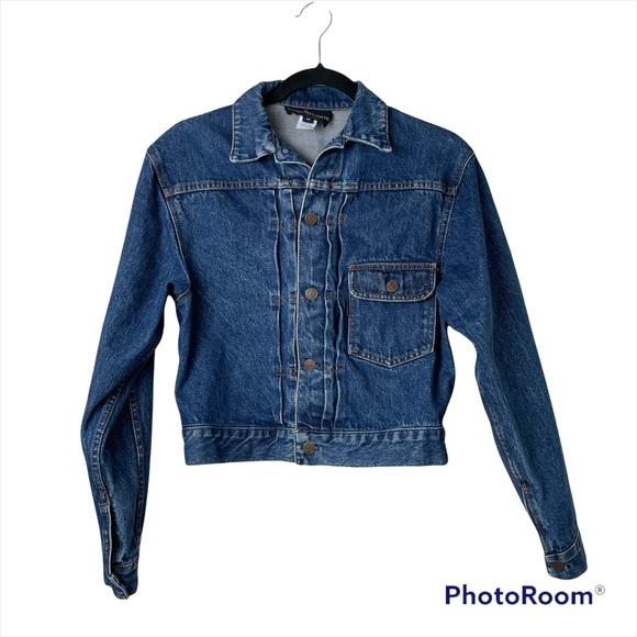 Ralph Lauren Vintage Denim Trucker Jacket Made in USA Jean Type 1 Sz M
